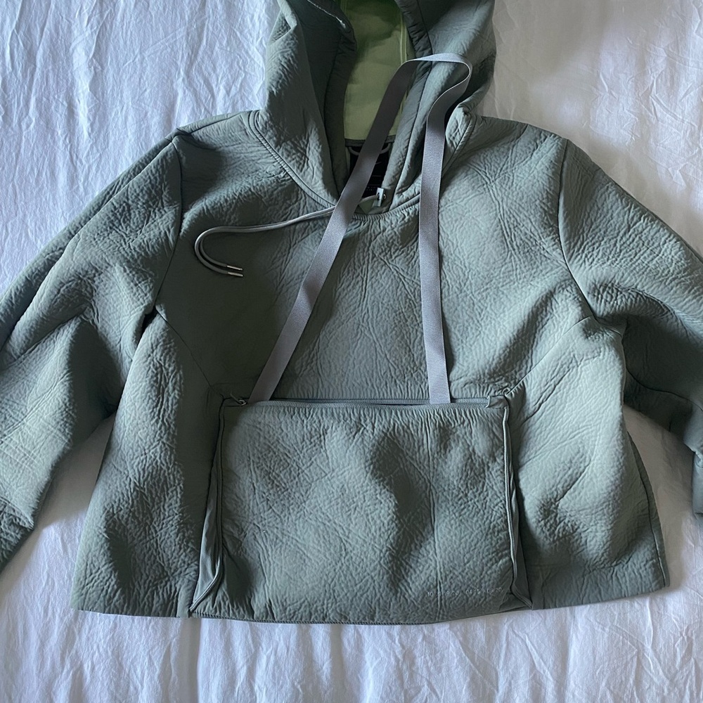 Nike Tech Packable Womens Crop Pullover Hoodie - image 4